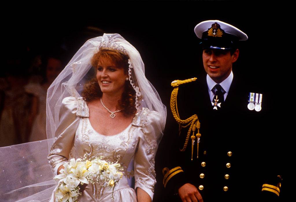 Ślub księżnej z księciem Andrzejem w 1986 roku.