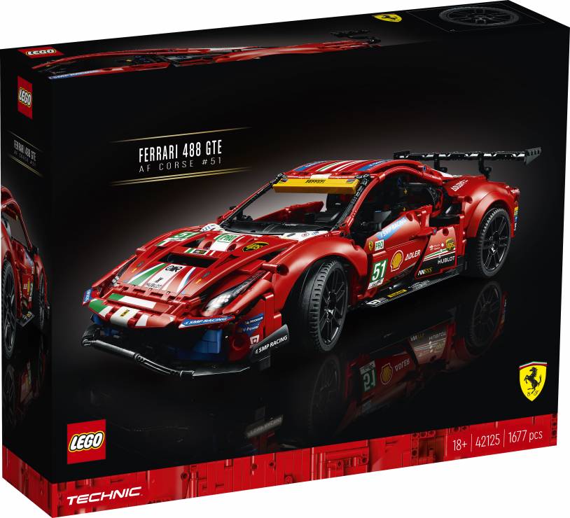 LEGO Technic Ferrari Ferrari 488 GTE (42125), Cena: 799,99 zł