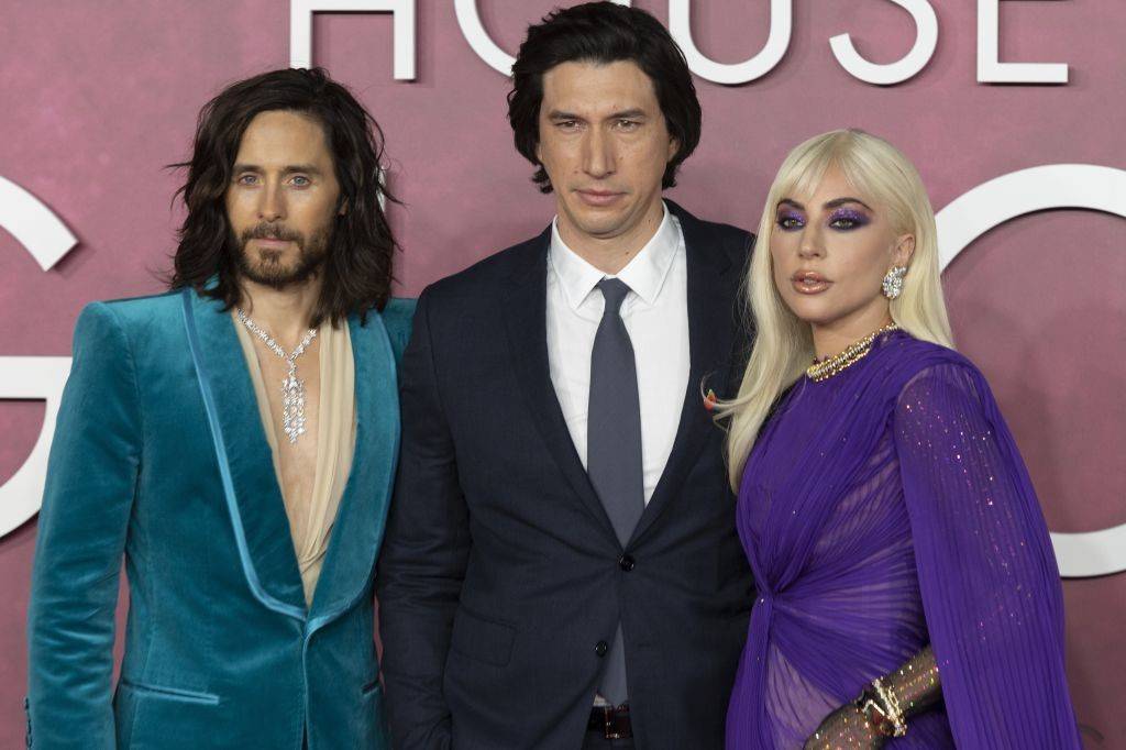 Lady Gaga, Adam Driver i Jared Leto na premierze filmu "House of Gucci"
