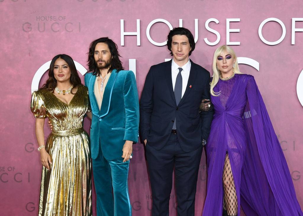 Lady Gaga, Salma Hayek, Adam Driver i Jared Leto na premierze filmu "House of Gucci"