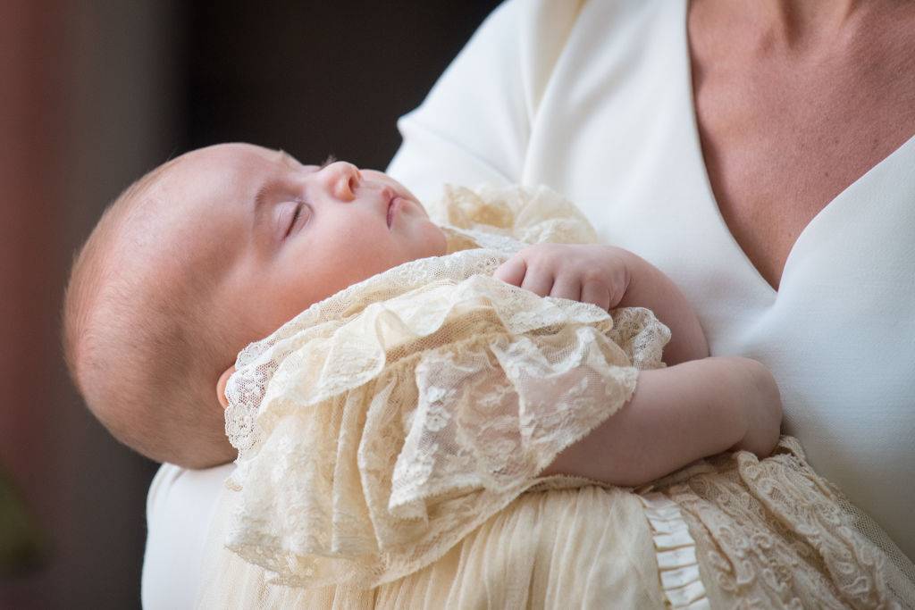 Książę Louis w dniu chrztu, 9 lipca 2018.