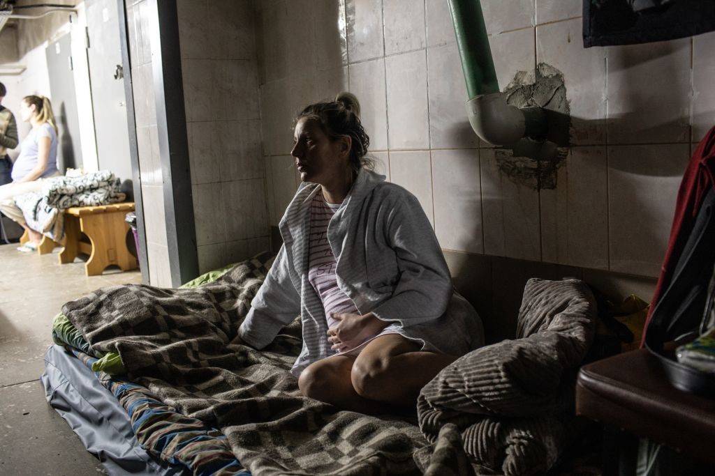 Porody w ukraińskich schronach