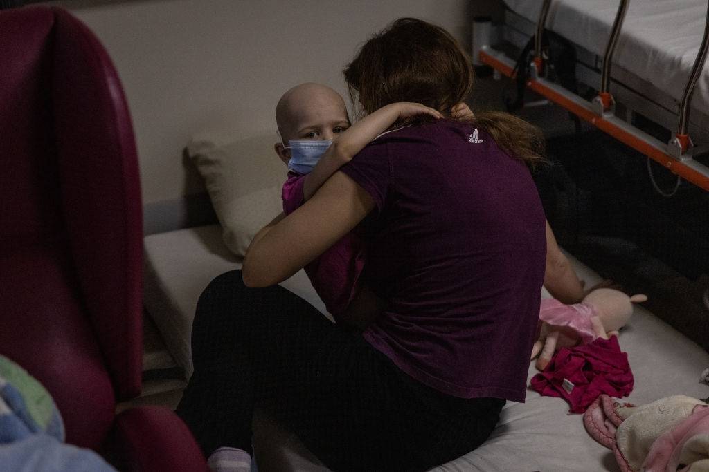 Zdjęcia ze szpitala dziecięcego Ohmatdyt w Kijowie