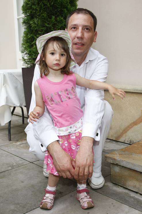 Jacek Olszewski z córką Lilianą