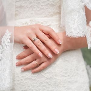 paznokcie ślubne